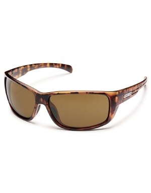 Suncloud Milestone Reader Sunglasses Polarized in Matte Tortoise with Brown